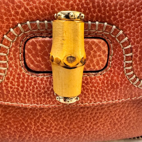 Gucci Convertible Bamboo Top Handle Bag- Medium - Picture 2 of 15